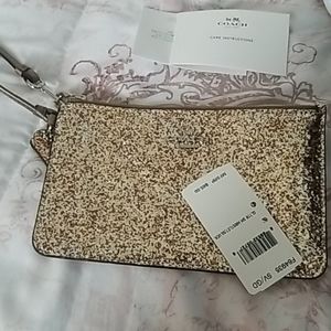 NWT coach wristlet